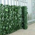 1x3m Künstliche Efeu Hecke Sichtschutz Windschutz Balkonverkleidung Blätterzaun