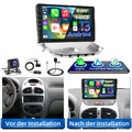 DAB+ 4G+64GB Carplay Autoradio Für PEUGEOT 206/206 CC 1999-2009 Citroën C2 +Kam