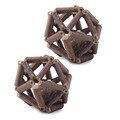 2tlg Katzenminze Spielzeug Ball Matatabi Stick Natural Silvervine Pet Cat Supply