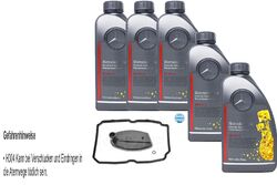5 L MB ATF Getriebeöl 236.14 MEYLE Getriebeölfilter für Mercedes-Benz C-Klasse