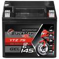 BlackMax YTZ7S Motorradbatterie GEL 12V 6Ah TTZ7S-BS Batterie YTZ7-S GEL12-7Z-S