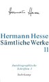 Sämtliche Werke in 20 Bänden und einem Registerband: Band 11: Autobiographische 