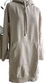 H&M Hoodie boho Kapuzen-Pulli shabby creme-beige Long-Kapuzen-Pullover Gr.S *NEU