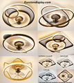 LED Deckenleuchte Deckenventilator Deckenventilatorleuchte  Fernbedienung dimmen