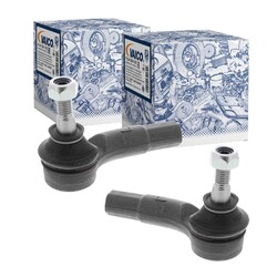 2x VAICO SPURSTANGENKOPF LINKS+RECHTS passend für FORD FIESTA FUSION MAZDA 2