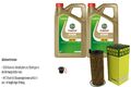 MANN-FILTER Ölfilter 10 L Castrol EDGE Titanium FST 5W-30 für Porsche Cayenne