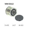 1x Generatorfreilauf SKF VKM 03112 passend für AUDI MAN PORSCHE SEAT SKODA VW