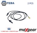 20-0399 ABS SENSOR DREHZAHLFÜHLER HINTEN MAXGEAR 2PCS NEU OE QUALITÄT