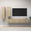 TV Schrank Set 4-tlg. Schrankwand HiFi Hängeschrank mehrere Auswahl vidaXL