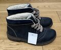 Rieker NEU Damen Stiefel Stiefelette Blau  gefüttert Gr: 38 Winter schuhe 013