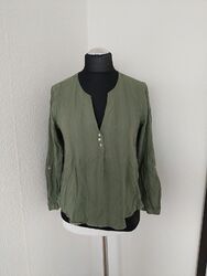 Esprit Damen Bluse grün Größe 40