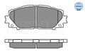 MEYLE 025 243 4717 Bremsbelagsatz, Scheibenbremse für TOYOTA