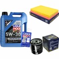 INSPEKTIONSKIT FILTER LIQUI MOLY ÖL 5L 5W-30 für Opel Corsa C F08 F68 1.4 1.8