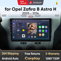 Carplay Android 13 Autoradio GPS Navi RDS Für Opel Zafira B Astra H 2005-2014 DE