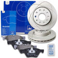 2x ATE Powerdisc Bremsscheiben Ø288mm + Beläge vorne passend für VW Golf V 1.4