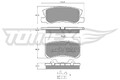 TOMEX Brakes Bremsbelagsatz Scheibenbremse TX 15-04 für PEUGEOT 4008 4007 Van C4