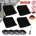Fliegennetz 4er Pack Insektenschutz Fenster Fliegengitter Mückenschutz 130x150cm