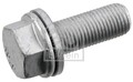 2x FEBI BILSTEIN Schraube für Bremsträger für VW-Audi 181551