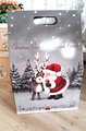 Tragekarton Geschenkkarton Tragekarton Weihnachtsbox Weihnachts-Karton mit Griff