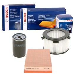 BOSCH POLLEN- LUFT- ÖL-FILTER PAKET passend für VW Transporter T4