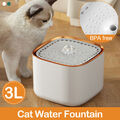 Trinkbrunnen Haustier Automatisch Wasserspender für Katzen Hunde Mit Filter 3L D