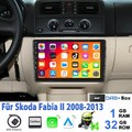 1+32GB Für Skoda Fabia II 2008-2014 Android 14 DAB+ Autoradio GPS NAVI WIFI RDS