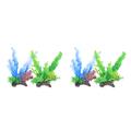  2 Pieces Künstliche Pflanzen Wasserpflanzen Aquarien Dekoration
