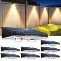 Solar-Zaunleuchten für den Außenbereich für Terrassen, Stufen,Wände Wege Treppen