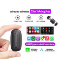 2 in 1 Wireless CarPlay Adapter USB BT Dongle Box Für Apple CarPlay Android Auto