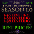 LAST EPOCH ⚜️ LEVELING NEW CHARACTER ⚜️ XP BOOSTING ⚜️ 1-50 LEVELING 1-90