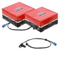 2x MAPCO ABS-SENSOR RADDREHZAHL VORNE passend für PEUGEOT 206 LINKS+RECHTS | 863