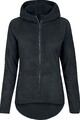 Urban Classics Kapuzenjacke Damen Ladies Polar Fleece Zip Hoodie schwarz