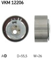 SKF VKM 12206 Spannrolle, Zahnriemen für Fiat Lancia Ford Alfa Romeo Chrysler