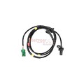 Sensor, Raddrehzahl METZGER 09001177 für VOLVO, Hinterachse