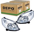 2x DEPO HALOGEN SCHEINWERFER SATZ passend für CITROËN NEMO FIAT FIORINO QUBO PEU