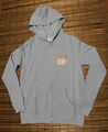 Damen Jacke Sweatjacke Kapuzenjacke rot oder blau Gr S M L
