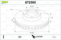 VALEO 2x Bremsscheibe vorne Ø292 mm belüftet für BMW 1er E81 118d 118i E87 120d