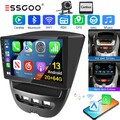 Für Toyota Aygo Citroen C1 Peugeot 107 64G Autoradio GPS RDS Navi Android 13 Kam
