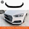 Glanz Schwarz Frontspoiler Frontlippe SplitterPasst für Audi A5 Sline S5 2012-17