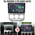 Android15 Autoradio Für Mazda 5 2005-2010 Carplay GPS Nav WIFI BT DAB+ SWC 4+64G