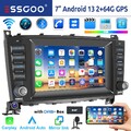DAB+64G Android 13 Für Mercedes C-Klasse W203 CLC Autoradio GPS NAVI BT Carplay