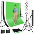 3x2M Hintergrundsystem Fotostudio Stativ Verstellbarer Fotoständer Hintergrund