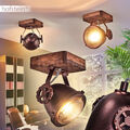 Industrial Decken Lampe Raum Leuchten Wohn Ess Schlaf Zimmer Beleuchtung drehbar
