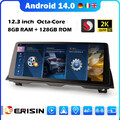 12,3" 128GB 8-Kern Navi Android 14 Autoradio CarPlay DAB+SWC BMW 5er F10/F11 CIC