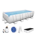 Frame Pool Stahlrahmen Komplett-Set mit Sandfilteranlage 549 x 274 x 122 cm