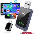 2 in 1 Wireless Apple Carplay Android Auto Adapter USB Car Dongle Connect Box