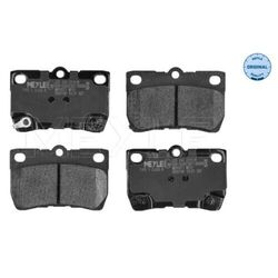 1x Bremsbelagsatz, Scheibenbremse MEYLE 025 243 2315/W passend für TOYOTA