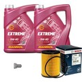 BOSCH Ölfilter 10 L MANNOL Extreme 5W-40 für Porsche 911 Cabriolet 3.8 Carrera S