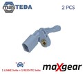 20-0341 ABS SENSOR DREHZAHLFÜHLER HINTEN MAXGEAR 2PCS FÜR AUDI Q3,8UG