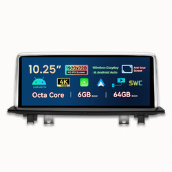 Android 14 64GB Autoradio GPS WIFI DAB+ Wireless CarPlay für BMW X1 F48 2016-17